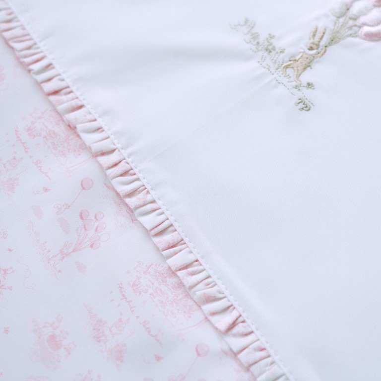 Donsovertrek bed en sloop (100x135cm)