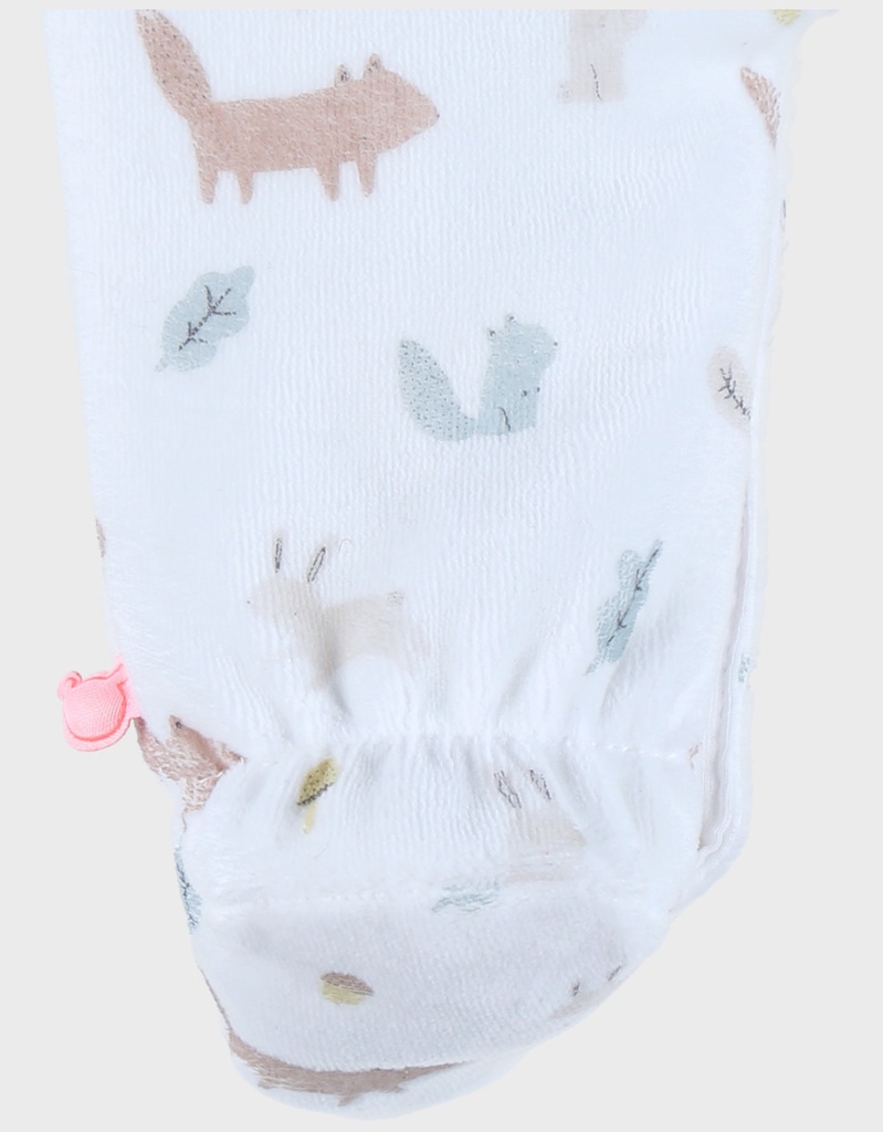 Kruippakje met fluwelen motief - fancy fox