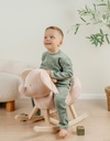 Pyjamaset met mammoetborduursel in fluweel
