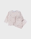 Pyjamaset met olifantenprint in fluweel - jungle