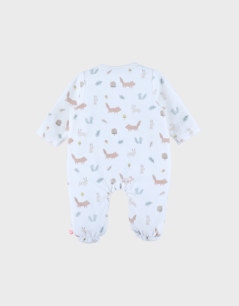 Kruippakje met fluwelen motief - fancy fox