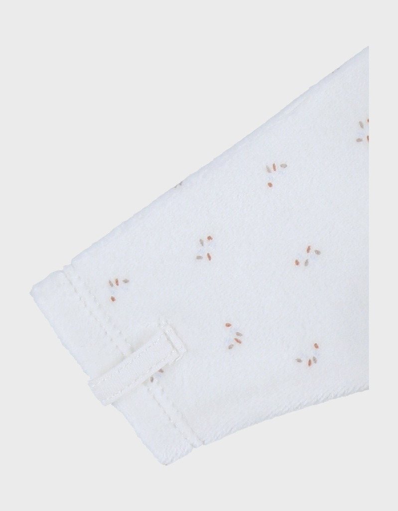 Pyjama met ruches in fluweel