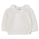 Gebreide babyset – vest & broekje van biokatoen en kasjmier