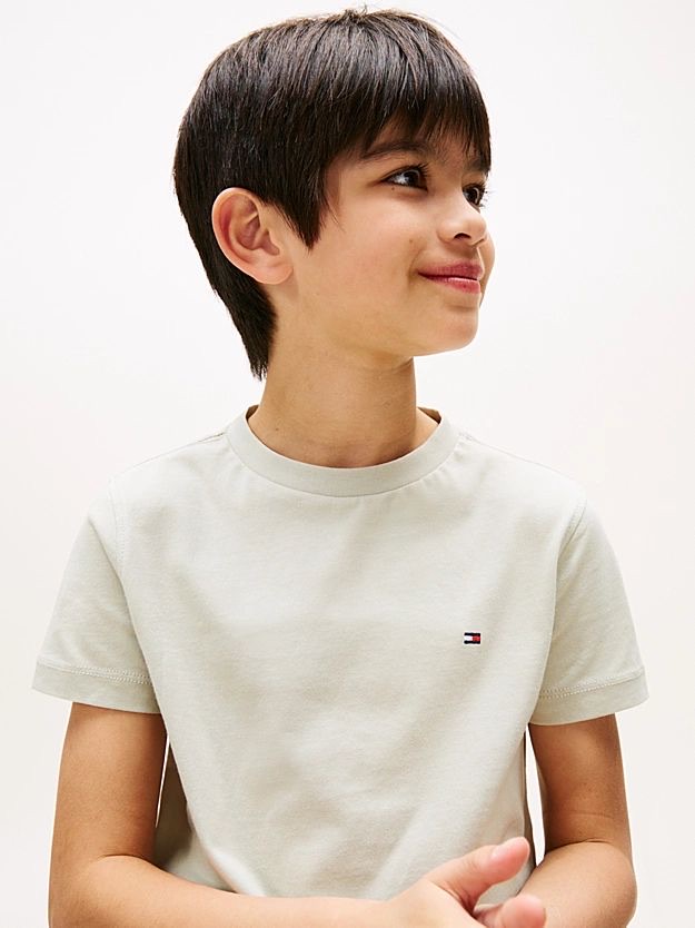 T-shirt met korte mouwen – essential katoen, regular fit