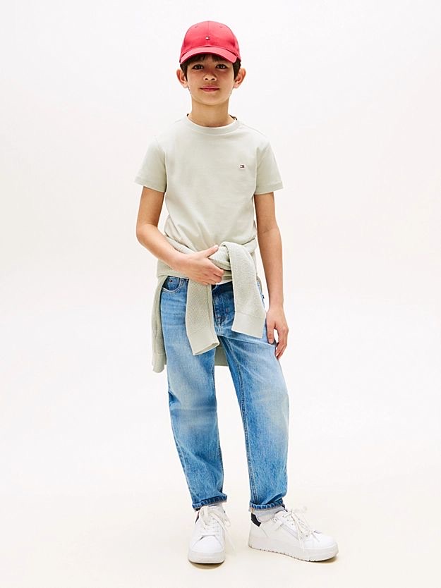 T-shirt met korte mouwen – essential katoen, regular fit