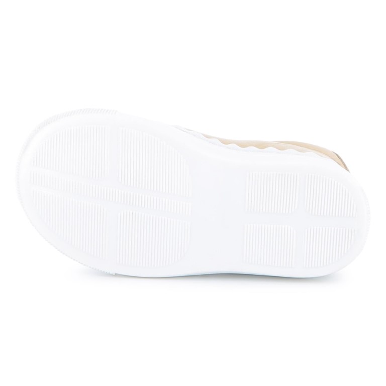 Lage sneakers van leer