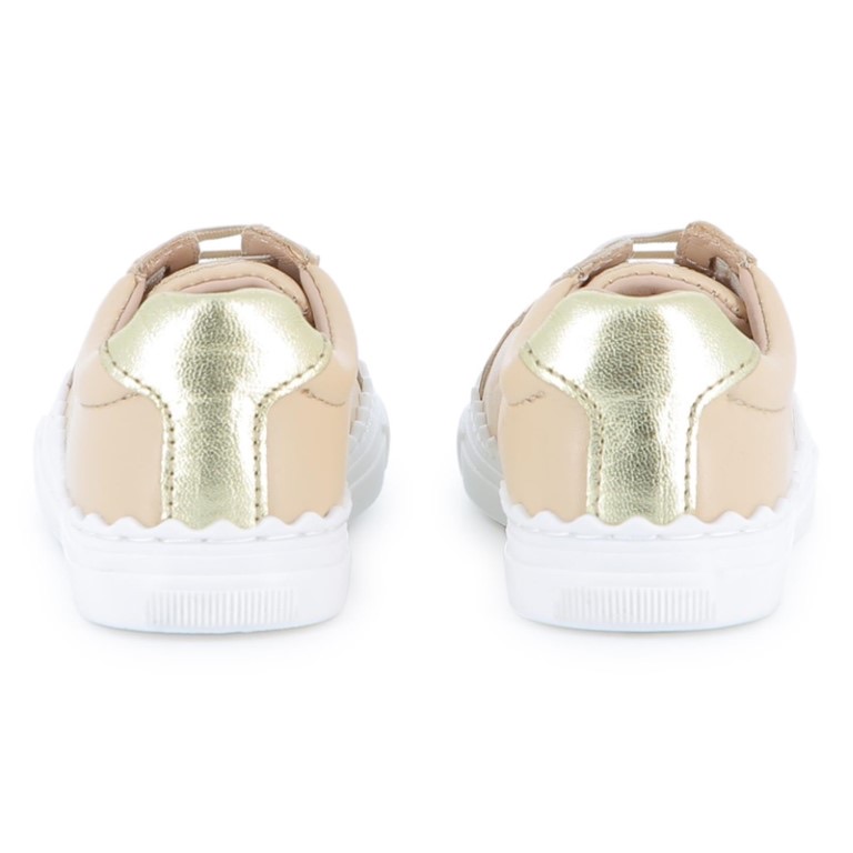 Lage sneakers van leer