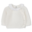 Gebreide babyset – vest & broekje van biokatoen en kasjmier