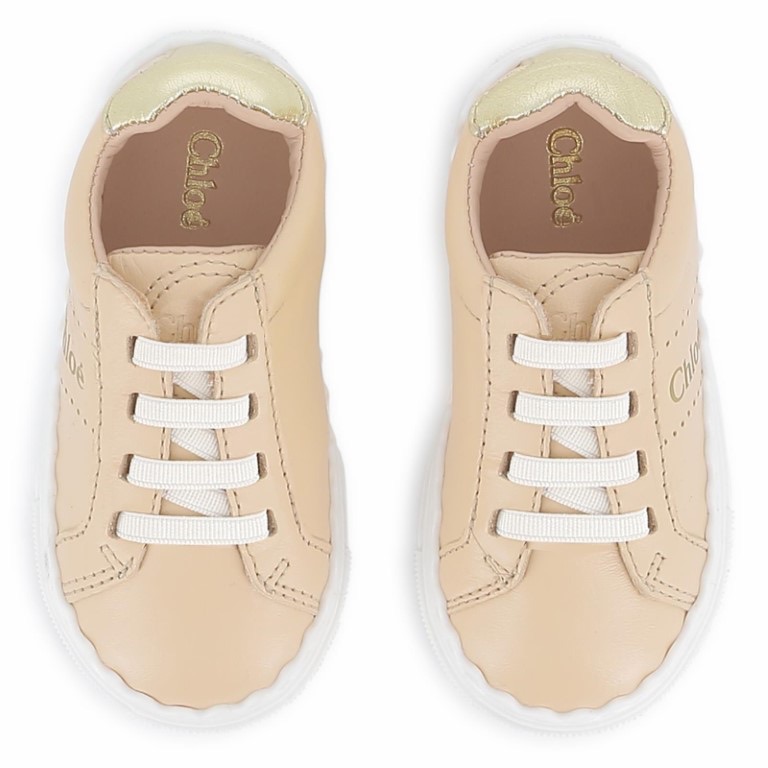 Lage sneakers van leer