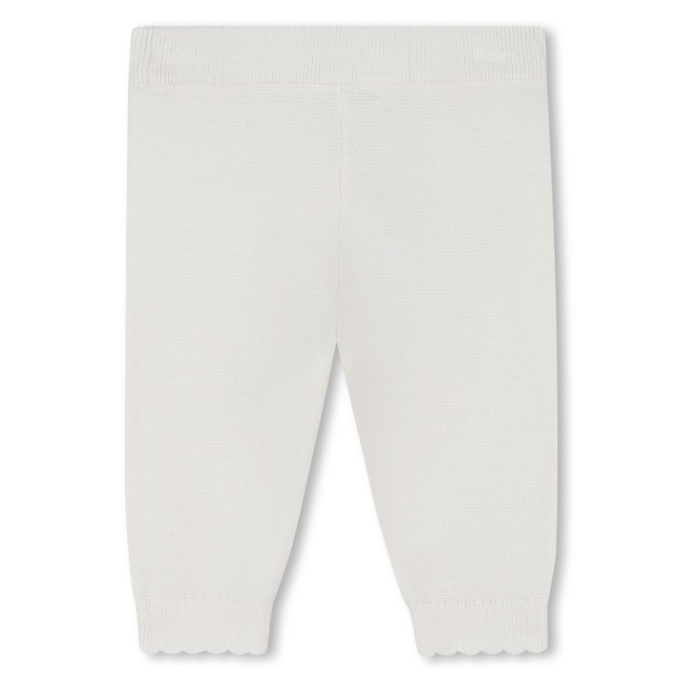 Gebreide babyset – vest & broekje van biokatoen en kasjmier