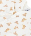 Fluwelen kruippakje met luipaardprint