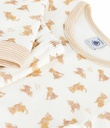 Fluwelen kinderpyjama met luipaardprint