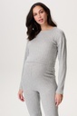 Voedingsshirt Lejre met lange mouwen – geribde stretchtop