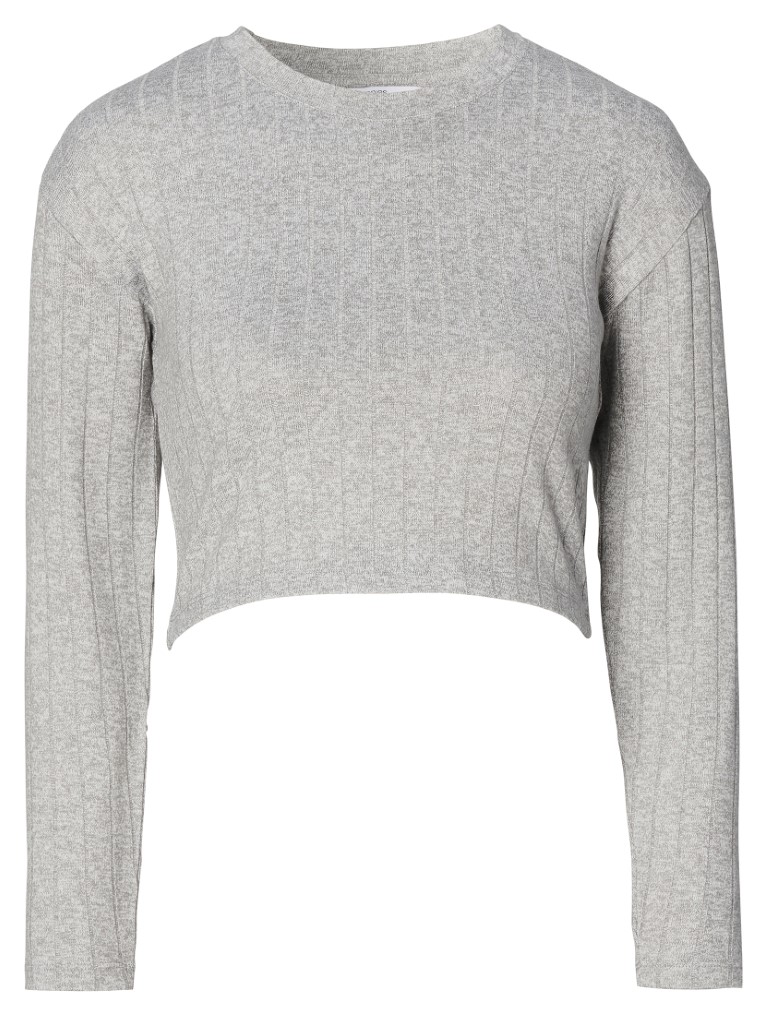 Voedingsshirt Lejre met lange mouwen – geribde stretchtop
