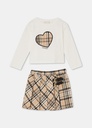 Set van t-shirt en rok