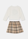Set van t-shirt en rok