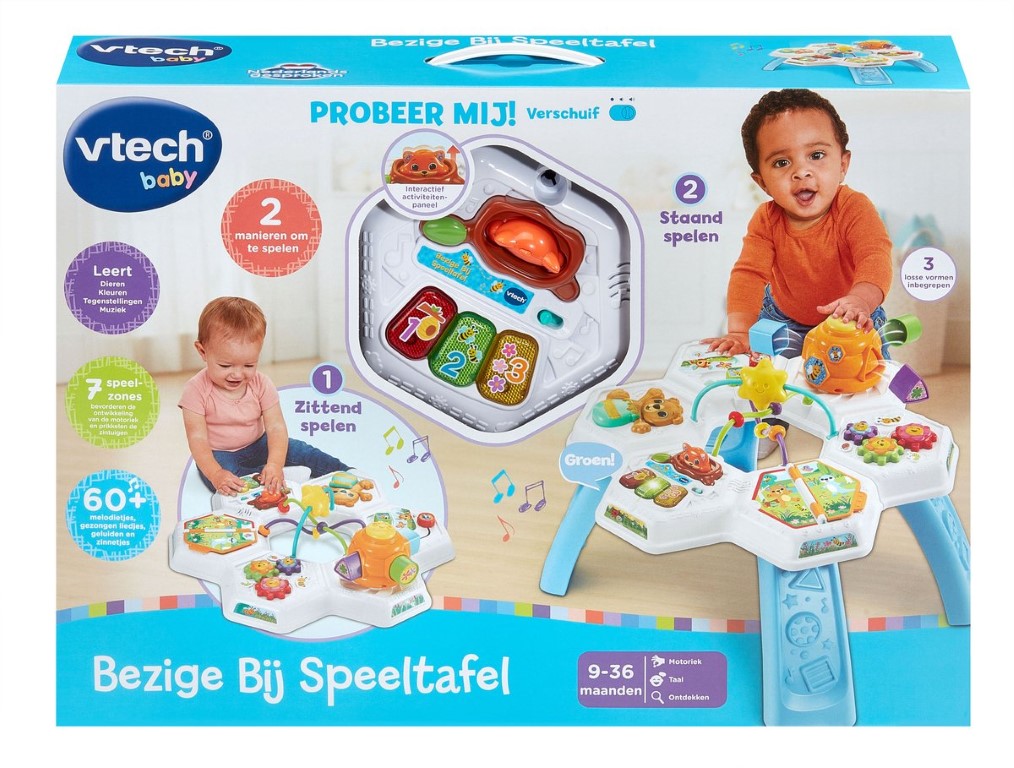 Bezige bij speeltafel