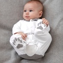 Babypakje teddybear head on back