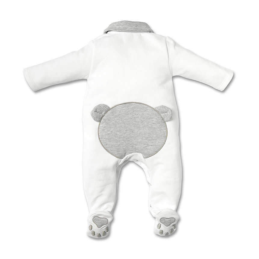 Babypakje teddybear head on back