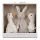 Gebreide Giftset van doudou's en knuffeldoekjes