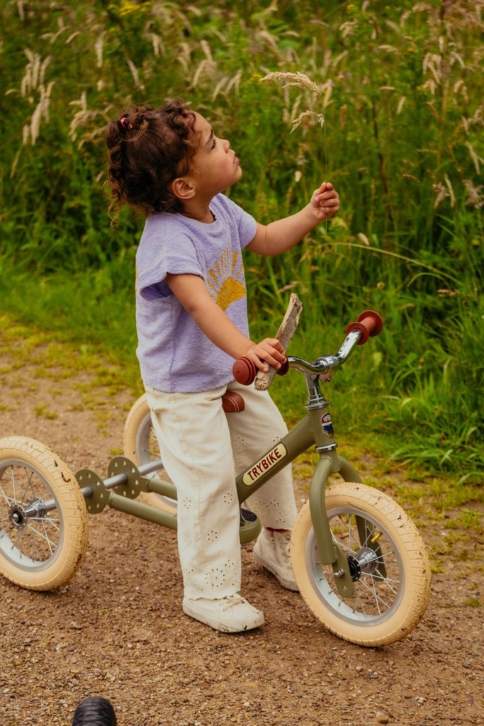 Trike Kit met witte banden – van loopfiets naar driewieler