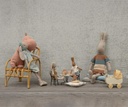 Eettafel met 2 stoelen