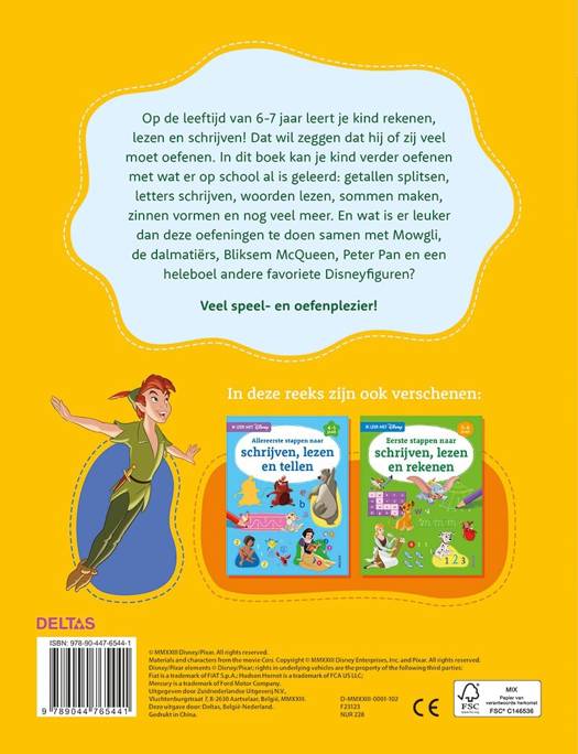 Disney Ik leer met - Ik leer schrijven, lezen en rekenen (6-7 j.)