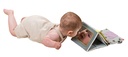 Tummy-time sensory boek