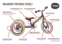 Loopfiets tweewieler Steel
