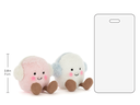 Knuffel amuseables toastie pink and white marshmallows