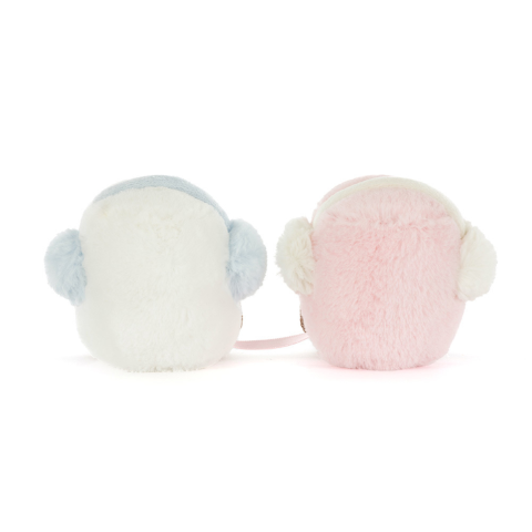 Knuffel amuseables toastie pink and white marshmallows