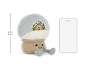 Knuffel amuseables snow globe