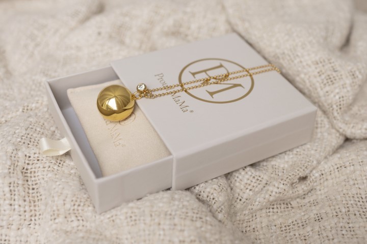 Bola zwangerschapsketting Chloé rond met hanger