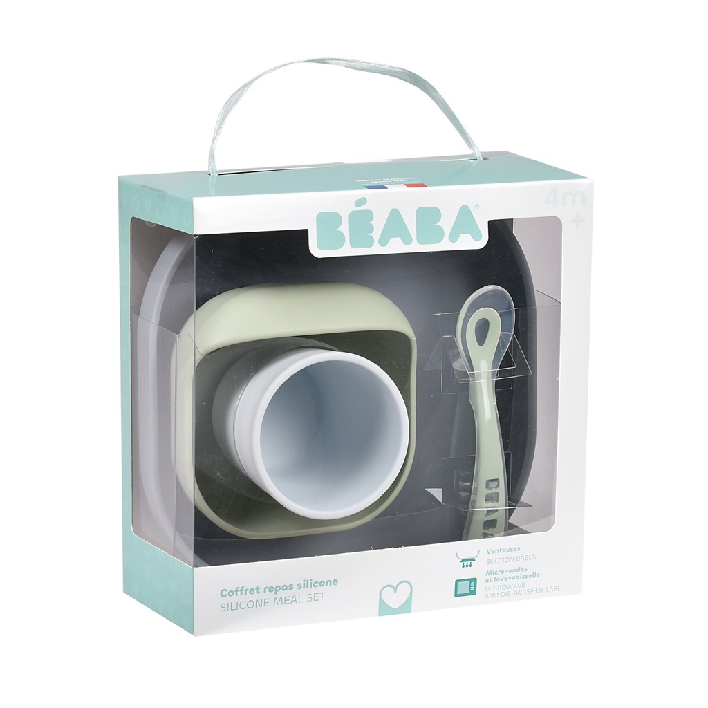 Eetset (4 stuks, silicone)