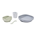 Eetset (4 stuks, silicone)