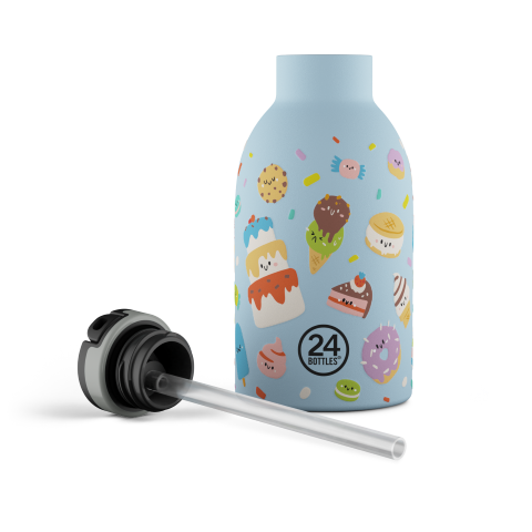 Thermosfles met rietje (330ml)