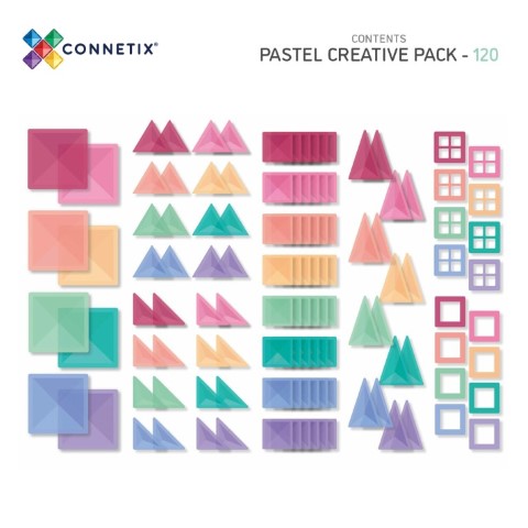 Magnetische tegels creative pack 120 stuks