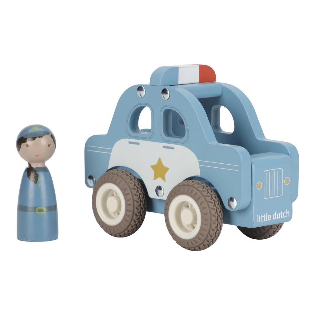 Houten politiewagen