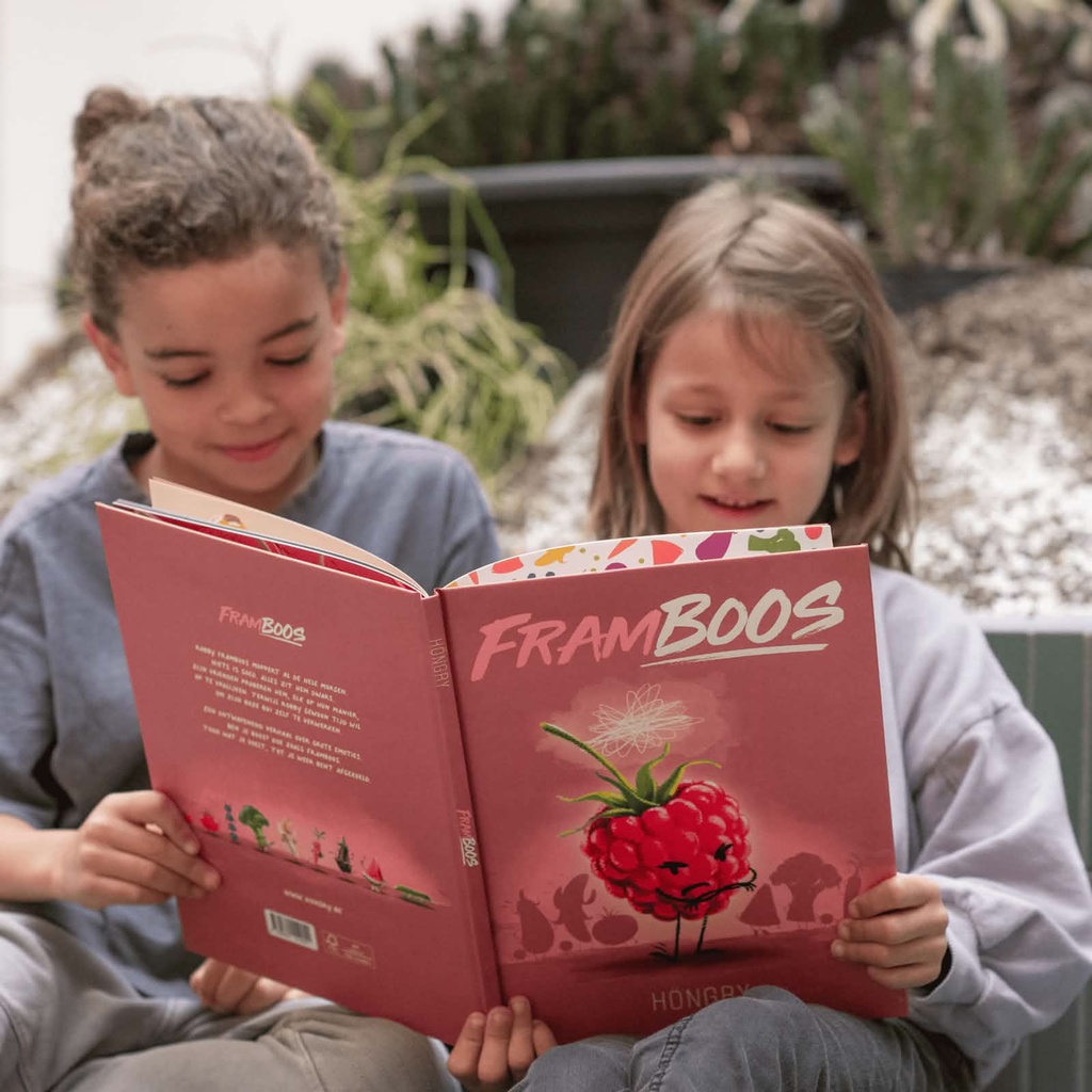 Framboos - kartonboekje over boosheid