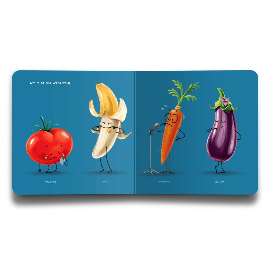 Je maakt me FramBlij -kartonboekje over emoties