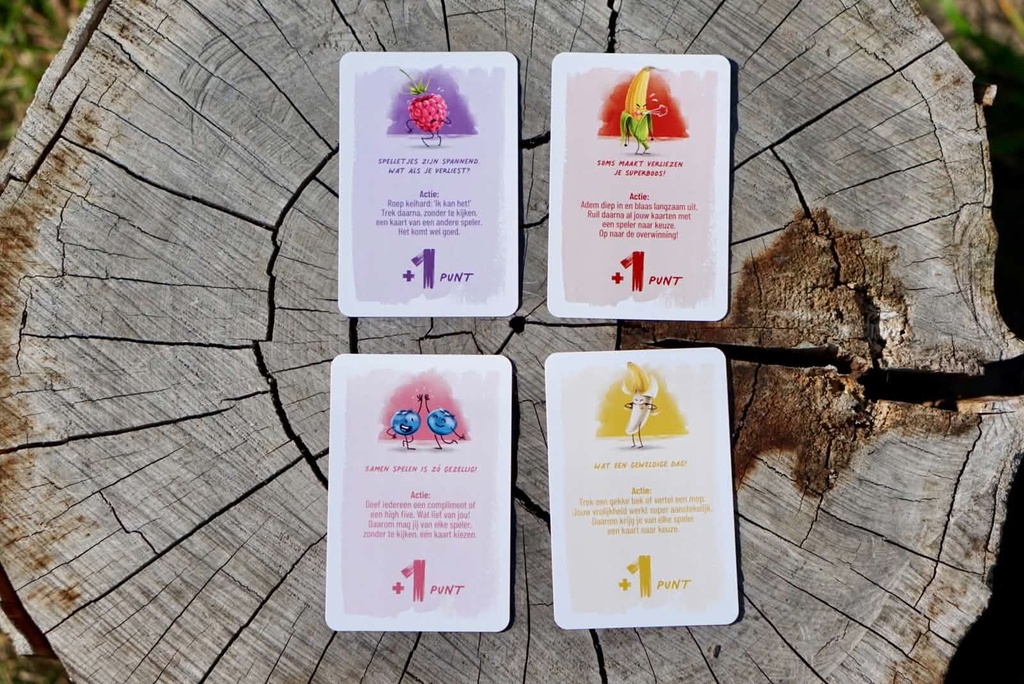 Framboos emotie kaartspel - kaartspel rond gevoelens