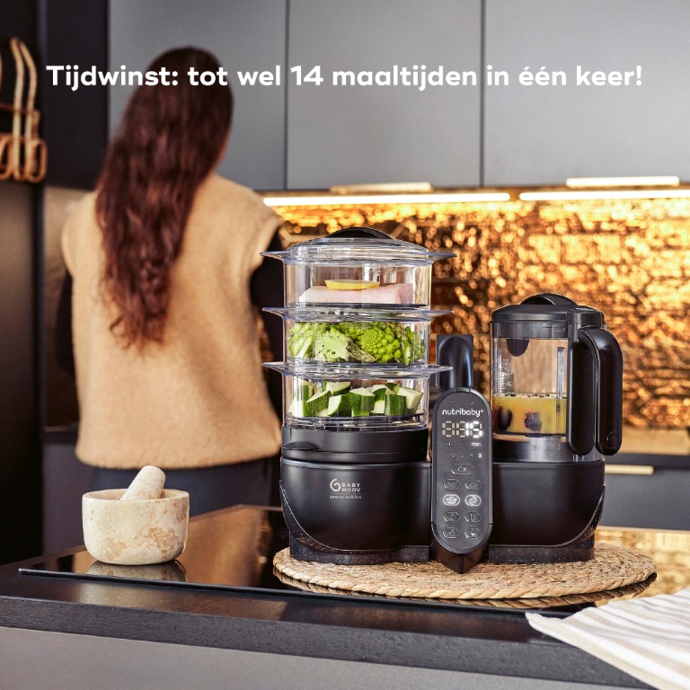 Mixer/stoomkoker nutribaby (+) xl (6 functies)