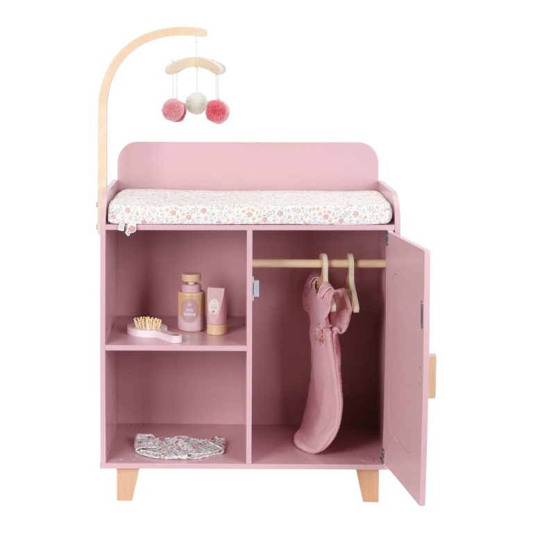 Houten poppencommode