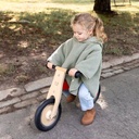 Poncho teddy buitenkant + jersey