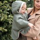 Poncho teddy + gecoated buitenkant