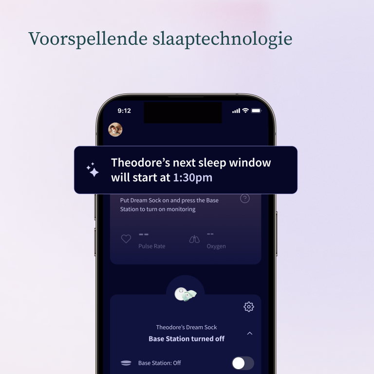 Babyfoon met live gezondheidsmetingen - Dream sock