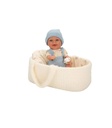 Pop Gadi jongen 33 cm met wiegje