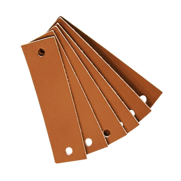Leder handgrepen (6 stuks) voor commode