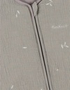 Winterslaapzak afneembare mouwen in gewatteerde mousseline (6m-2j/100 cm/van tog 2.0 tot 3.5)