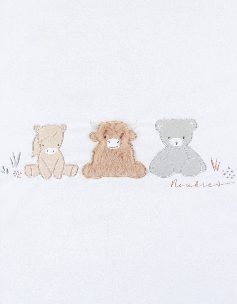 Deken veloudoux - fluffy, orso &lily
